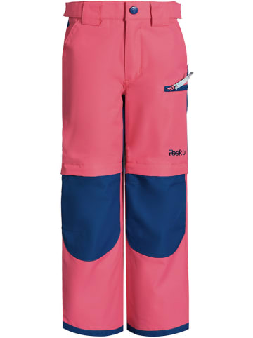 Peek U Zippoff-Trekkinghose "Terra" in Rosa/ Blau