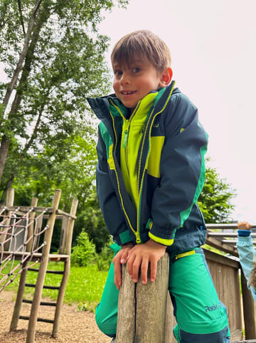 Peek U 3-in-1 functionele jas "Ridge" donkergroen