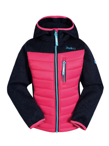 Peek U Hybridjacke "Apple" in Pink/ Dunkelblau