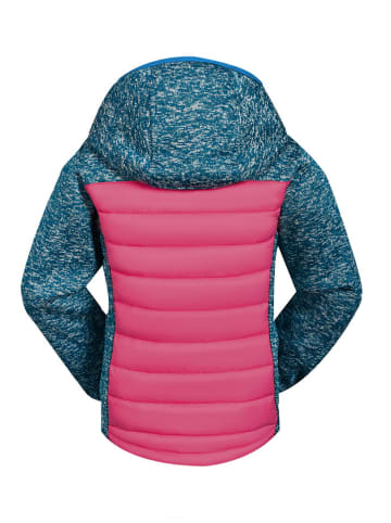 Peek U Hybride jas "Apple" lichtroze/donkerblauw