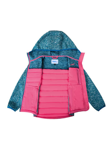 Peek U Hybride jas "Apple" lichtroze/donkerblauw