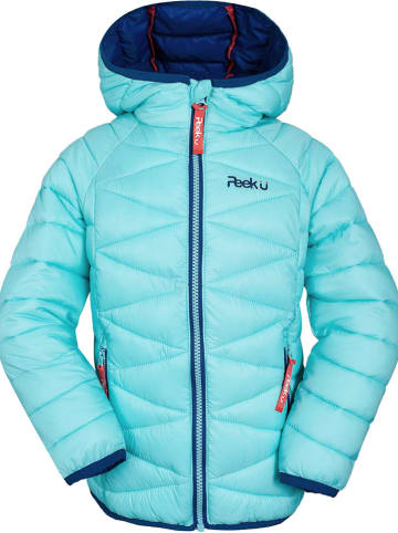 Peek U All-season doorgestikte jas "Oceana" turquoise