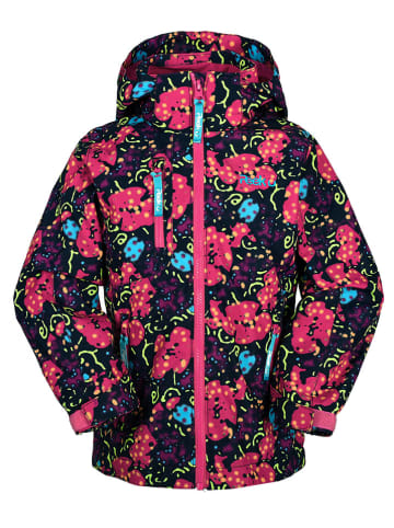 Peek U Regenjas "Autumn" donkerblauw/roze
