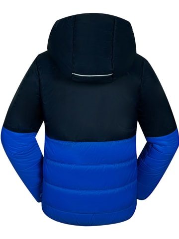 Peek U Wende-Steppjacke "Wolf" in Dunkelblau/ Blau