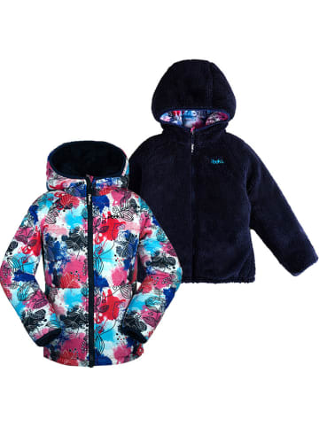 Peek U Wende-Steppjacke "Meadow" in Bunt/ Dunkelblau