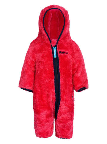 Peek U Fleece-Overall "Birdie" in Pink