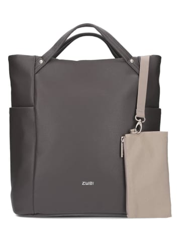 Zwei Aktówka w kolorze antracytowym - 36 x 36 x 13 cm