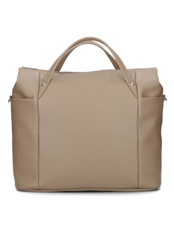 Zwei Businesstas beige - (B)35 x (H)42 x (D)19 cm