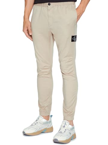 Calvin Klein Spodnie w kolorze beżowym