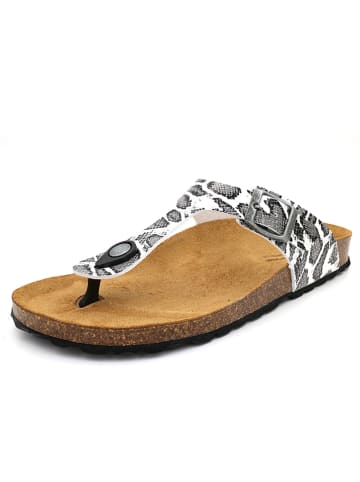 billowy Teenslippers wit/zwart