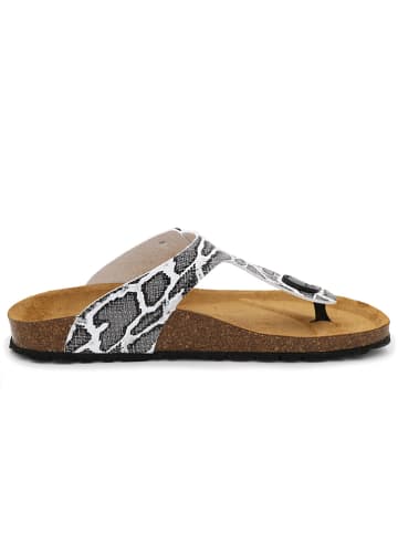 billowy Teenslippers wit/zwart