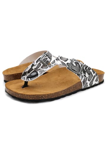 billowy Teenslippers wit/zwart