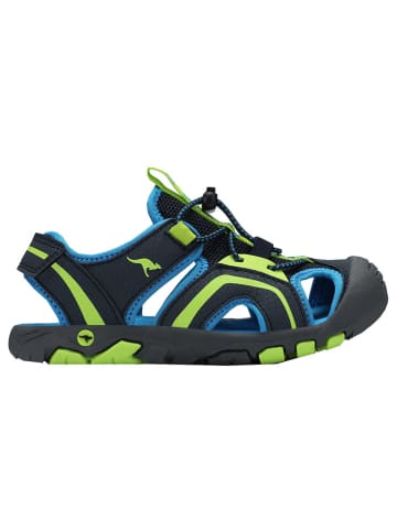 Kangaroos Halbsandalen "K-Trek Way" in Blau/ Grün/ Schwarz