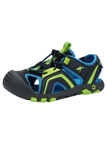 Kangaroos Halbsandalen "K-Trek Way" in Blau/ Grün/ Schwarz