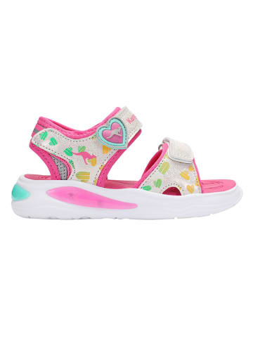 Kangaroos Sandalen "K-SLS Pony" in Weiß/ Pink
