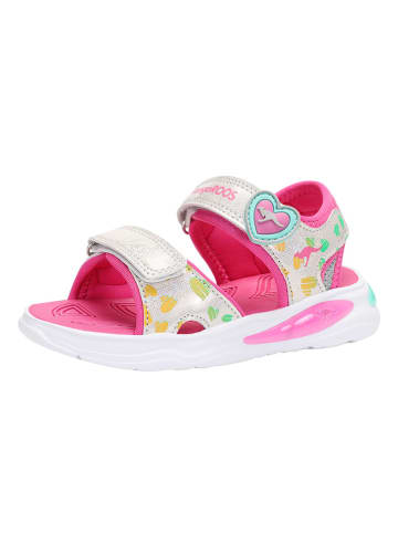 Kangaroos Sandalen "K-SLS Pony" in Weiß/ Pink