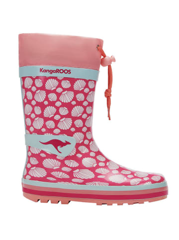 Kangaroos Rubberlaarzen "K-Summerrain" lichtroze/roze