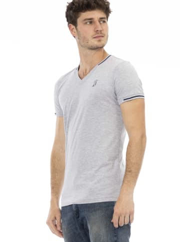 Trussardi Koszulka w kolorze szarym