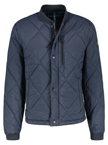 Lerros Doorgestikte jas donkerblauw