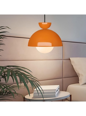 ABERTO DESIGN Lampa wisząca w kolorze pomarańczowym - wys. 15 x Ø 25 cm