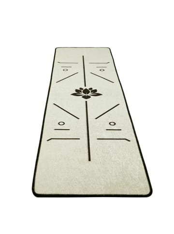 ABERTO DESIGN Yoga-Teppich in Beige