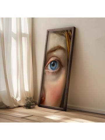 ABERTO DESIGN Ingelijste kunstdruk op hout - (L)120 x (B)60 cm