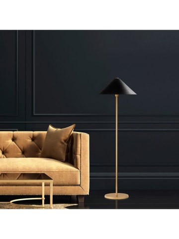 ABERTO DESIGN Standleuchte in Gold/ Schwarz - (H)150 x Ø 46 cm