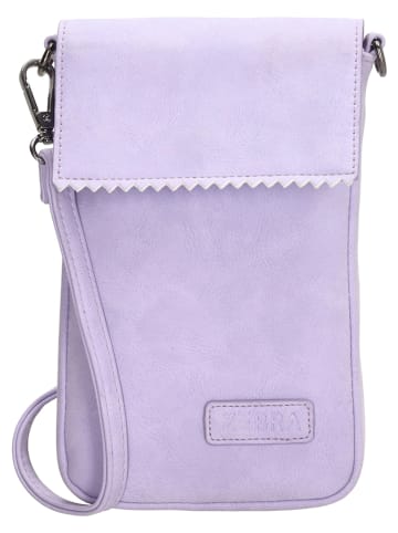 ZEBRA Leren smartphonetas "Lisa" zwart - (B)12 x (H)18 cm