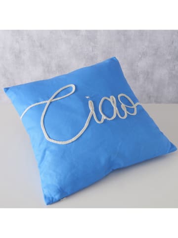 Boltze Kussen "Ciao" blauw - (L)45 x (B)45 cm