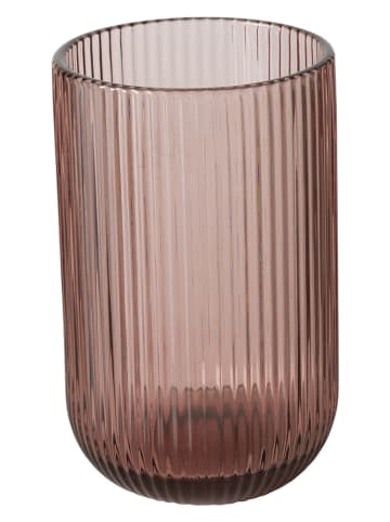 Boltze Trinkglas "Rigano" in Rot - (H)13 cm