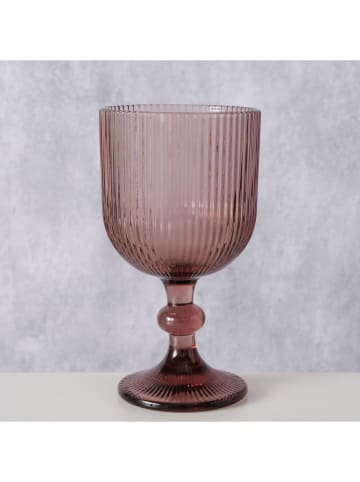 Boltze Weinglas "Rigano" in Rot - (H)17 cm