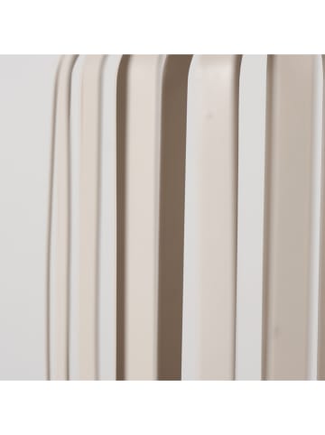 Boltze Windlicht "Viki" in Beige - (H)12 x Ø 10 cm