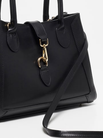 Victor & Hugo Paris Leren schoudertas "Beryn" zwart - (B)31 x (H)22 x (D)11,5 cm