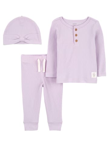 carter's 3-delige outfit paars