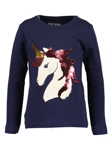Blue Seven Longsleeve in Dunkelblau