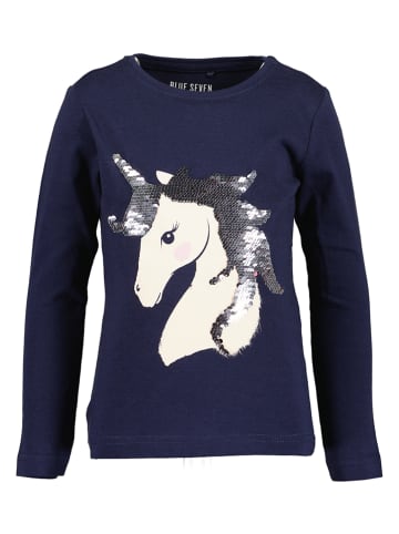 Blue Seven Longsleeve donkerblauw