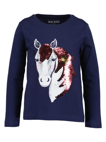 Blue Seven Longsleeve donkerblauw