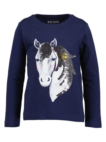 Blue Seven Longsleeve in Dunkelblau