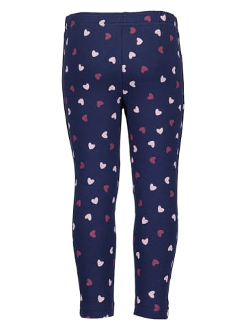 Blue Seven Legging donkerblauw/lichtroze