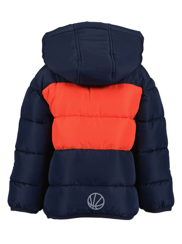 Blue Seven Winterjacke in Dunkelblau/ Orange