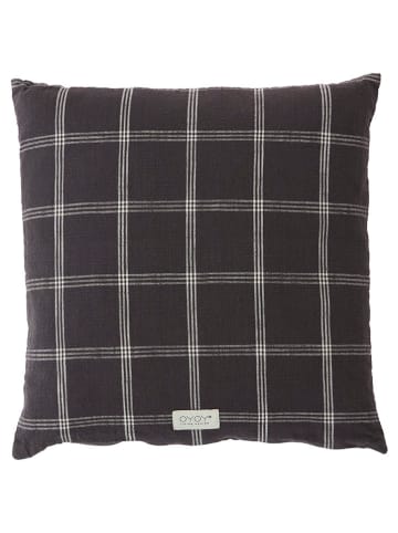 OYOY living design Poszewka "Kyoto" w kolorze antracytowym na poduszkę - 50 x 50 cm