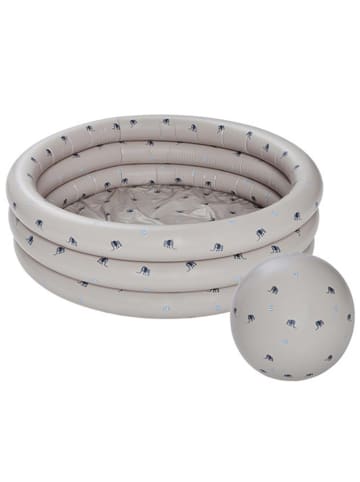 OYOY mini Brodzik "Słoń" z piłką plażową - 3+ - wya. 26 x Ø 85 cm