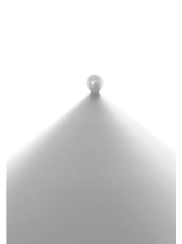 OYOY living design Lampa stołowa "Kasa" w kolorze białym - wys. 50 x Ø 35 cm
