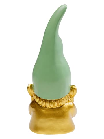 Kare Dekofigur "Zwerg" in Grün/ Gold - (H)21 cm