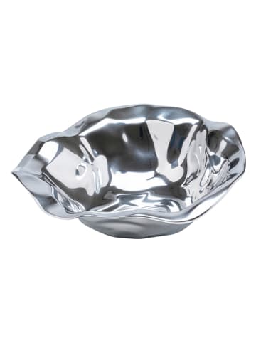 Kare Dekoschale "Jade" in Silber -  Ø 30 cm