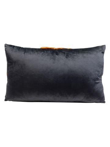 Kare Kussen "Ring Of Fire" wit/zwart/oranje - (L)50 x (B)30 cm