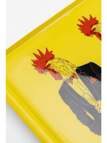 Kare Dienblad "Ego Rooster" geel - (L)49 x (B)30 cm