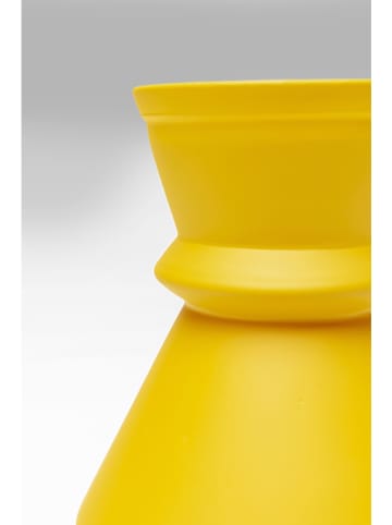 Kare Wazon "Gina" w kolorze żółtym - wys. 25 x Ø 16 cm