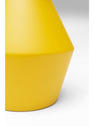 Kare Wazon "Gina" w kolorze żółtym - wys. 25 x Ø 16 cm