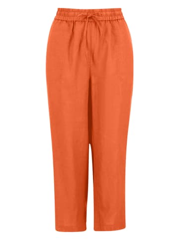 FYNCH-HATTON Leinen-Hose in Orange